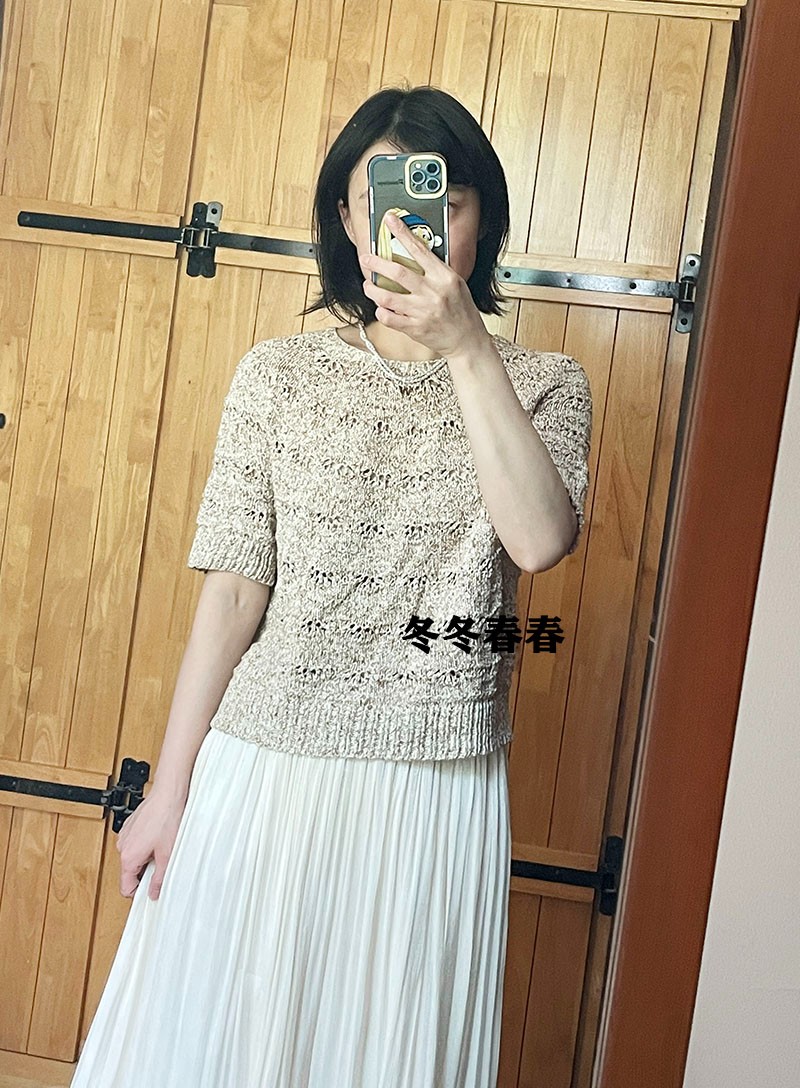 女士棒针短袖 女士棒针短袖